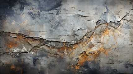 Captivating Dust and Gray Destroy Concrete Texture, Providing an Authentic Rough Surface Background
