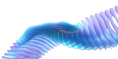 Abstract shape, 3d render