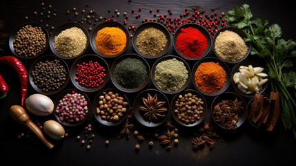 Global Flavors Unite: Spices and Cultures in Harmony. Generative AI