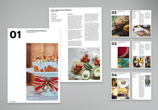 Recipe Sheets Collection