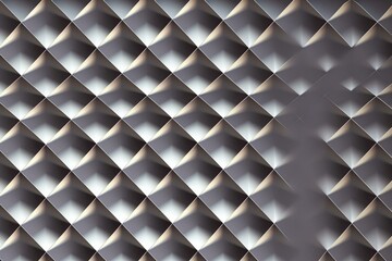 Background with diamond-shaped metal sheet. Generative AI