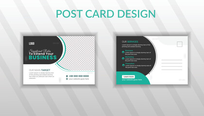 Modern Post Card design Template