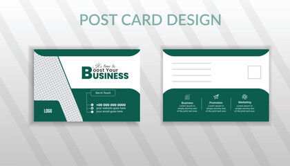 Modern Post Card design