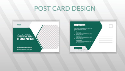 Modern Post Card design
