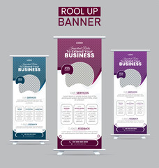 Modern Roll Up Banner template