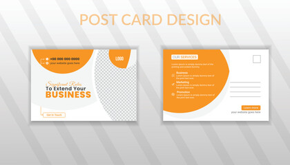 Modern Post Card design