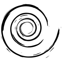 Ink spiral icon