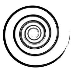 Ink spiral icon