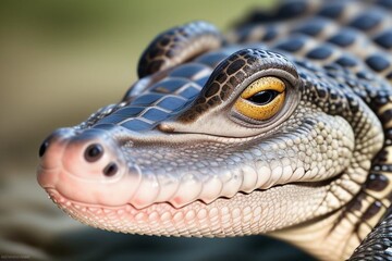 Naklejka premium Baby Crocodile