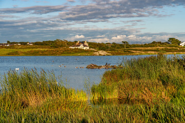 walking around the beach village of Rhosneigr, Isle of Anglesey