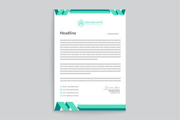 Creative and professional letterhead template