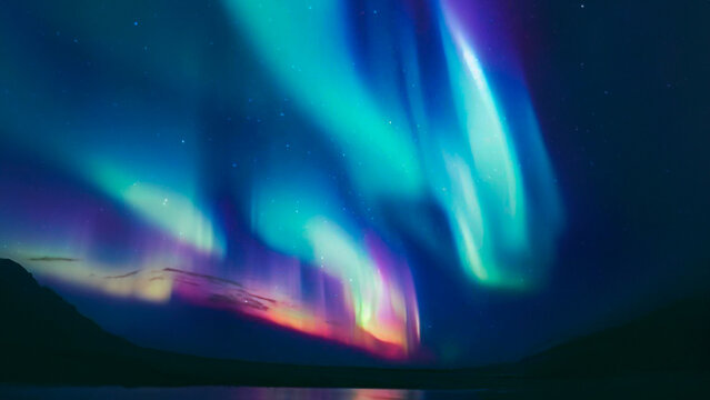 Experience the beauty of nature's light show with our mesmerizing Northern Lights image. 