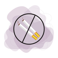 World No Tobacco Day, No Smoking Campaign, Man refusing cigarette or Quitting smoking habit concept