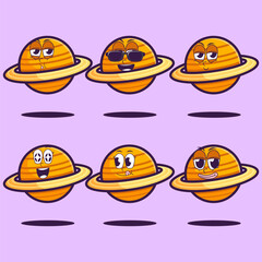 funny vector cartoon emojis