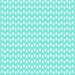 Tile vector pattern with white rhombuses on turquoise background