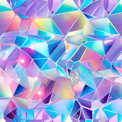 Obraz premium pattern background different bright colors and geometric shapes created with Generative Ai