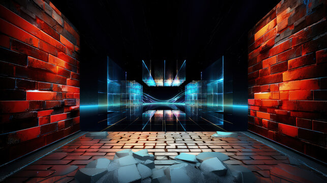 original concept art, video game style, room for copy great wallpaper or background environment of the highest quality. 