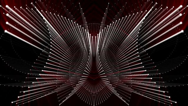 Motion lines red abstraction vj loop edm visuals