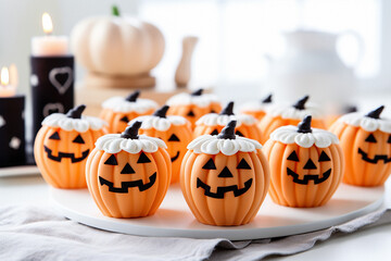 Pumpkin, Skeleton, and Spider-Inspired Cakes: Whimsical Delights in a Scandinavian Kitchen