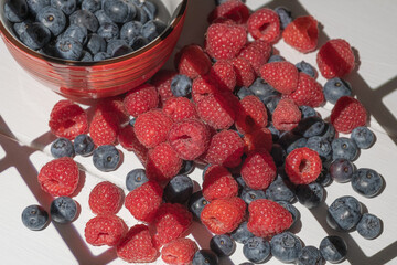  blackberry and raspberry