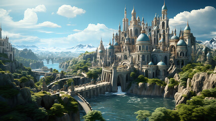 Captivating Views of The Legendary Lost City Of Atlantis