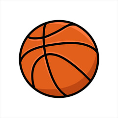 Fototapeta premium Basketball vector illustration, Basketball ball Logo Basketball icon