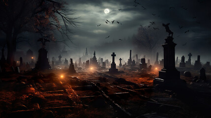 Scary Halloween Composition