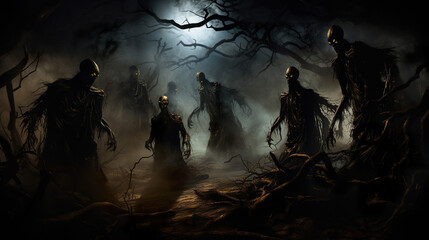 Scary Halloween Composition