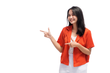 Young Business Woman Isolated