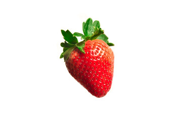 strawberry on white background