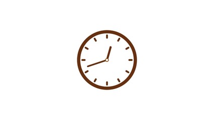 abstract analog clock icon illustration background 4k 