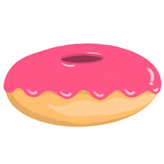 Strawberry donut