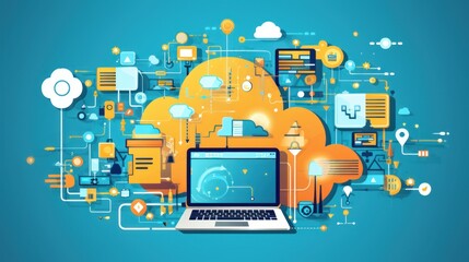 Modern IT Technology illustration