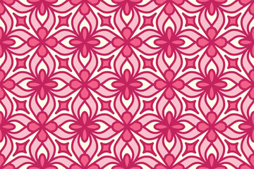 Seamless abstract geometric shape pattern