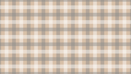 Grey and beige plaid fabric texture as a background	