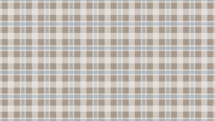 Beige and blue plaid fabric texture as a background