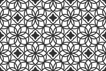 Seamless abstract geometric shape pattern