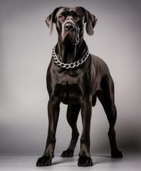 Generative ai illustration of Great Dane dog standing