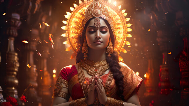 Ancient Hindu Goddess Lakshmi