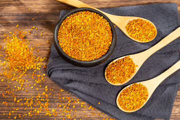 Bee Pollen Grains Natural And Healthy Food