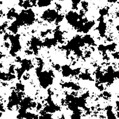 Delicate black ink dots on white background seamless pattern. Soft abstract geometric pattern. Dots specks, flecks, stains seamless pattern