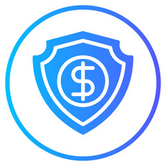 shield gradient icon