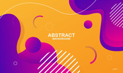 Colorful geometric background. Liquid color background design. Fluid shapes composition. Eps10 vector