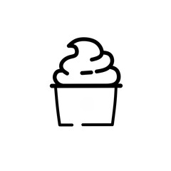 ice cream with various flavors served in glass cup containers