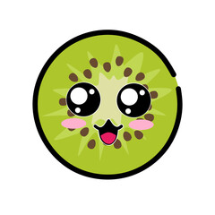 pictures of fruit with happy emotions that are suitable for inviting children to like eating fruit