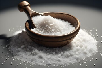 Fototapeta na wymiar Salt used to season food