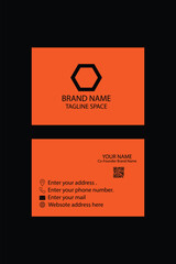 simple visiting card design . unique visiting card design .