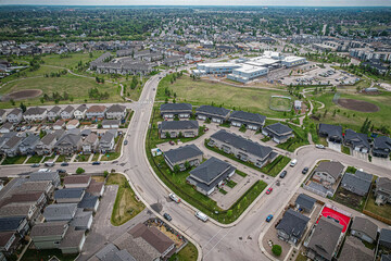 Hampton Village Aerial in Saskatoon