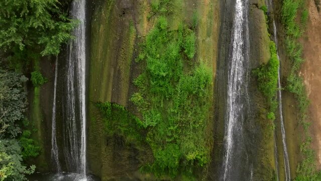 Ha Tahana waterfall on Ayun stream in the Galilee Panhandle, Metula, Israel
