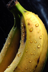 Closeup photo of fresh banana